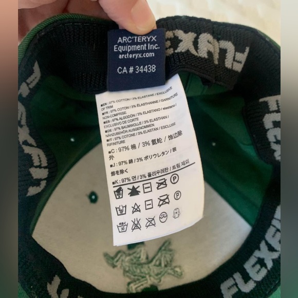 Arc’teryx flex fit hat - one size green - Picture 6 of 6